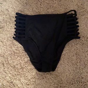 COPY - Black High Waisted Bikini Bottoms